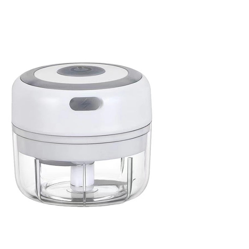 Mini Electric Garlic Chopper | USB Charging Ginger Masher Machine Sturdy Durable Chili Vegetable Crusher Kitchen Tool