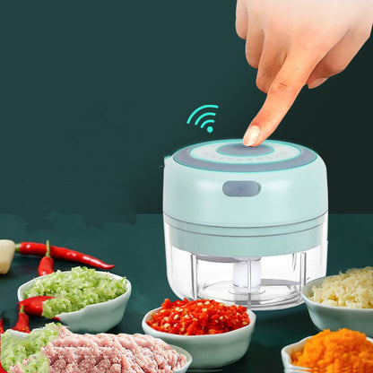 Mini Electric Garlic Chopper | USB Charging Ginger Masher Machine Sturdy Durable Chili Vegetable Crusher Kitchen Tool