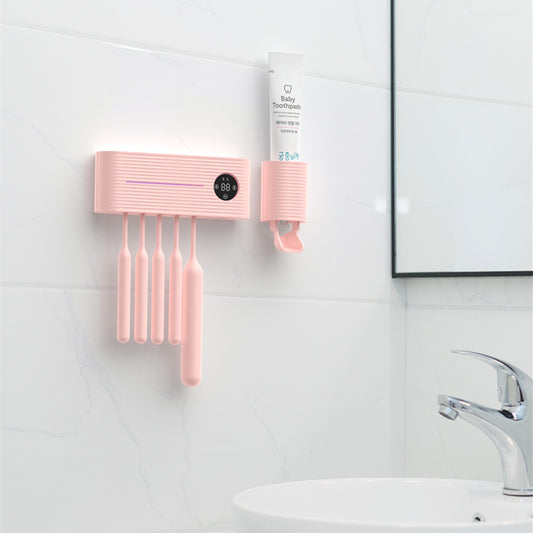 Automatic Air-Drying Toothbrush Disinfection Box | Mountable On The Wall