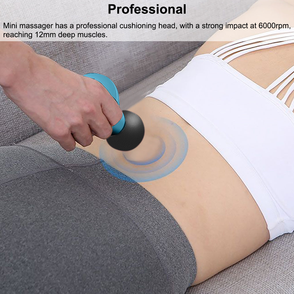 Mini Pocket Electric Facial Massager | Back Neck Massage Gun