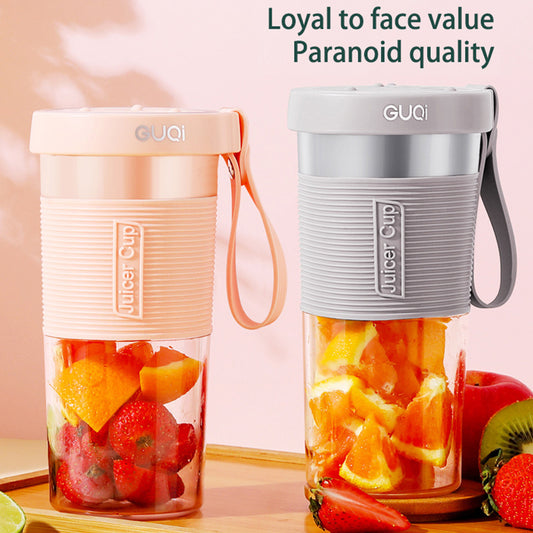 Mini USB Rechargeable Portable Blender | Electric Fruit Juicer Kitchen Smoothie Maker Lightweight Sports Bottle Multifunction Blender