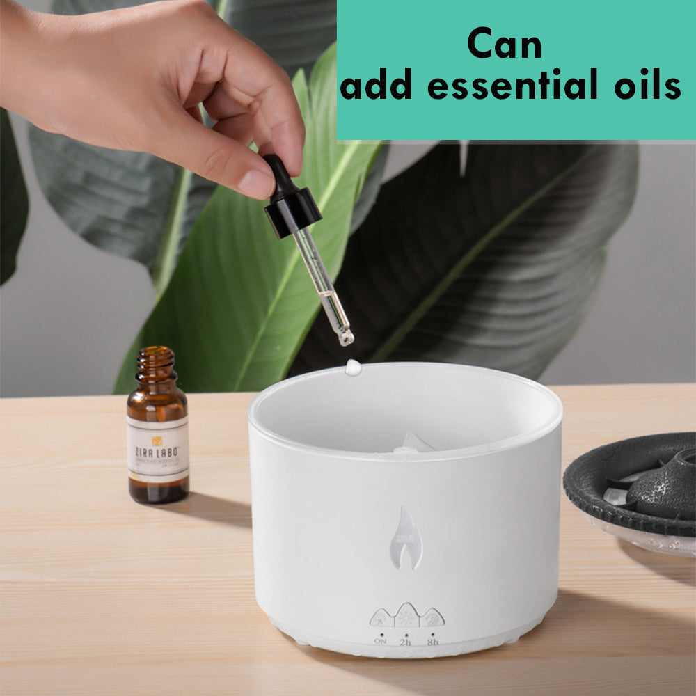 Ultrasonic Essential Oil Humidifier Diffuser | Volcano Aromatherapy Machine