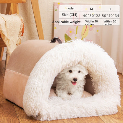 Portable Pet Nest for Autumn And Winter | Moisture-Proof