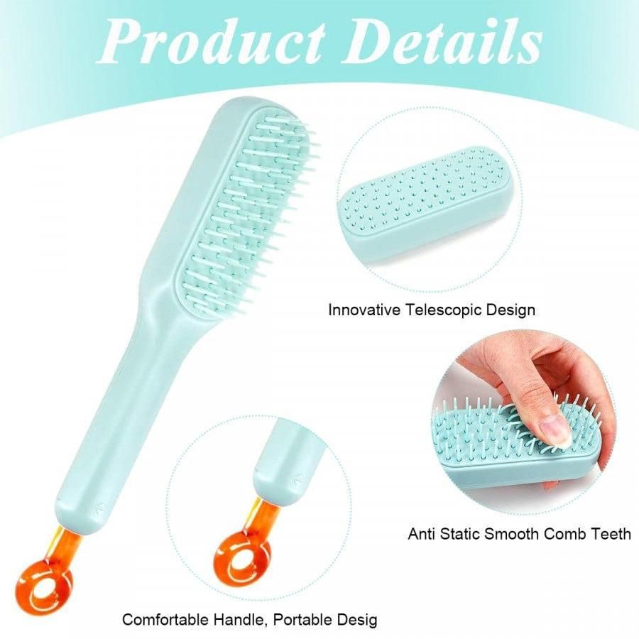Self-Cleaning 2-in-1 Massage Comb