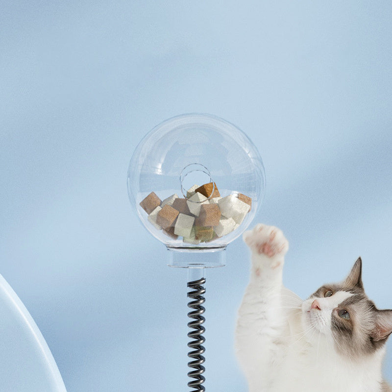 Cat Leakage Food 2 In 1 Toys Turntable