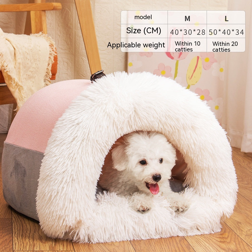 Portable Pet Nest for Autumn And Winter | Moisture-Proof