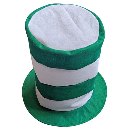 Clover Bracelet Strap White And Green Striped Hat Stockings Irish Suit: St Patrick's Day Set