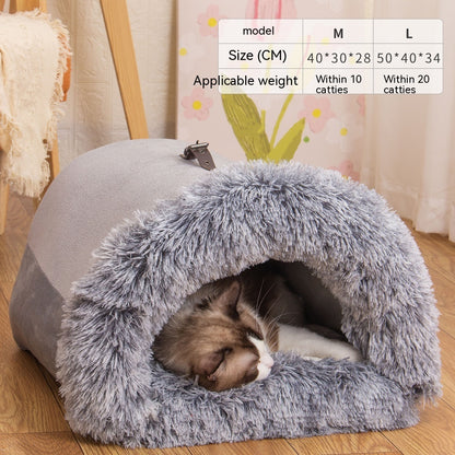 Portable Pet Nest for Autumn And Winter | Moisture-Proof