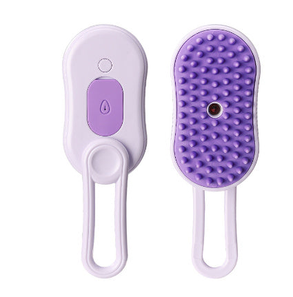 Pet Steam Brush With Electric Spray | For Massage & Grooming