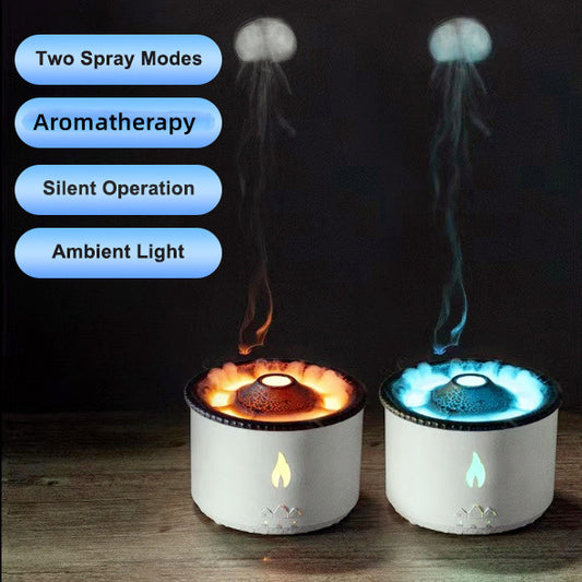 Ultrasonic Essential Oil Humidifier Diffuser | Volcano Aromatherapy Machine